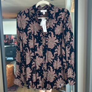 NWT Topshop Button Down Size 4
